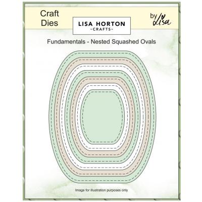Lisa Horton Crafts Dies - Nested Squashed Ovals